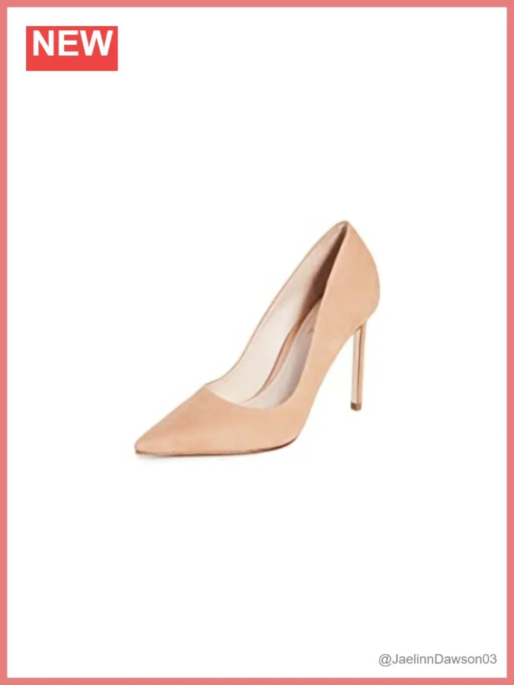 Women's Pointed Toe Stiletto Heels Nubuck Leather Pumps Slip-On 100mm